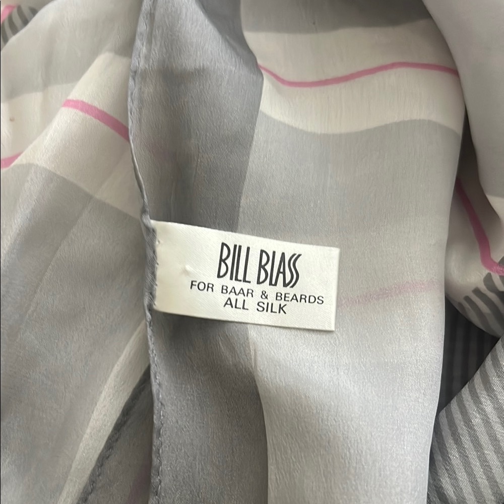 Bill Blass Silk Scarf